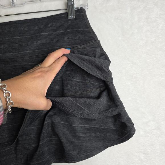 Athleta High Rise SzSm Swagger Skirt/Skort-Iron Gray layeredskort Active Running - Picture 5 of 11